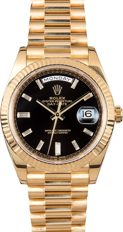 rolex day date president onyx|Rolex presidential day date 40mm.